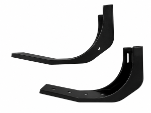 Wall Mounting Brackets Black (Set of 2)